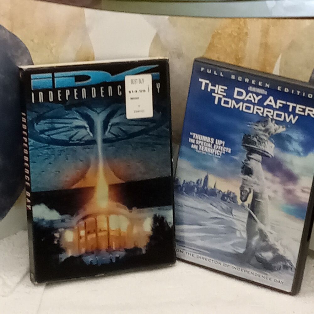 Independence Day  and Day After Tomorrow Special Editions DVDs July 4 Will Smith